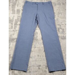 Penguin By Munsingwear Men's Checkered‎ Navy Blue Tech Golf Pants Stretch 36x30